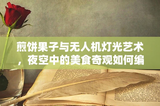 煎饼果子与无人机灯光艺术，夜空中的美食奇观如何编织？