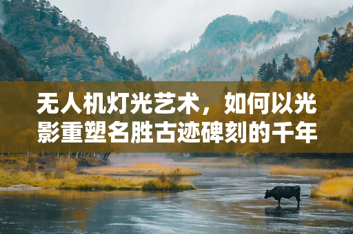 无人机灯光艺术，如何以光影重塑名胜古迹碑刻的千年风华？