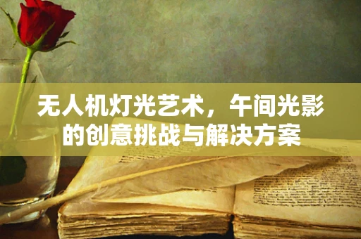 无人机灯光艺术，午间光影的创意挑战与解决方案