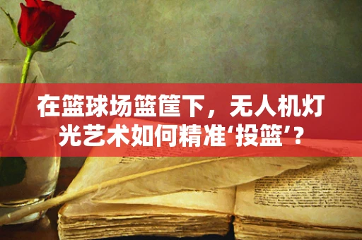在篮球场篮筐下，无人机灯光艺术如何精准‘投篮’？