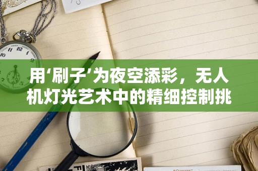 用‘刷子’为夜空添彩，无人机灯光艺术中的精细控制挑战