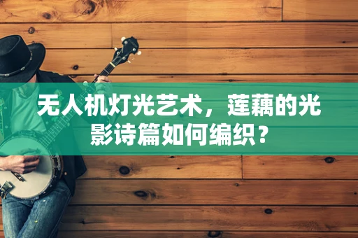 无人机灯光艺术，莲藕的光影诗篇如何编织？