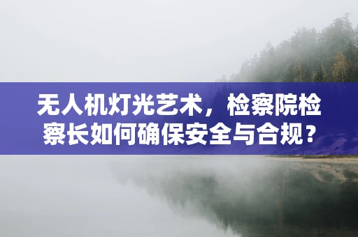 无人机灯光艺术，检察院检察长如何确保安全与合规？