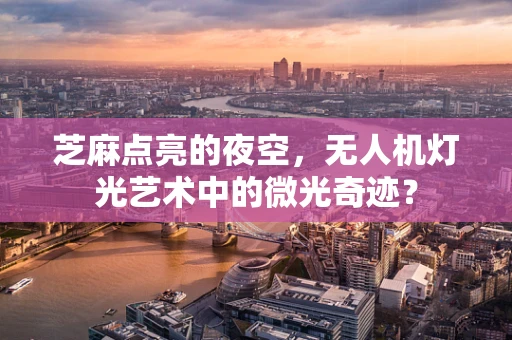 芝麻点亮的夜空，无人机灯光艺术中的微光奇迹？