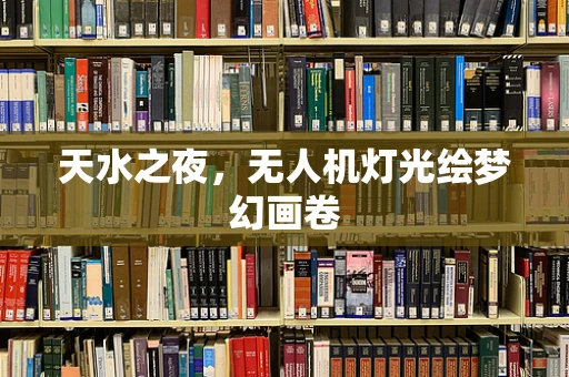 天水之夜，无人机灯光绘梦幻画卷