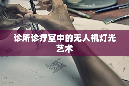 诊所诊疗室中的无人机灯光艺术