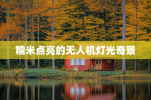 糯米点亮的无人机灯光奇景