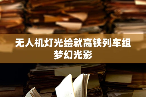 无人机灯光绘就高铁列车组梦幻光影