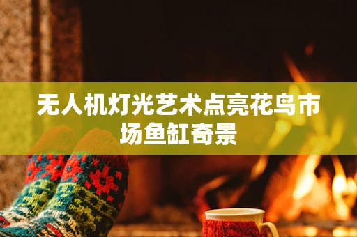 无人机灯光艺术点亮花鸟市场鱼缸奇景