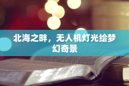 北海之畔，无人机灯光绘梦幻奇景
