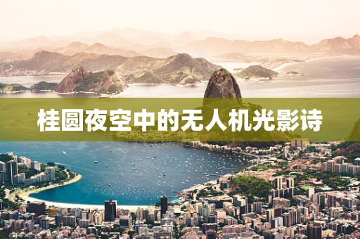 桂圆夜空中的无人机光影诗