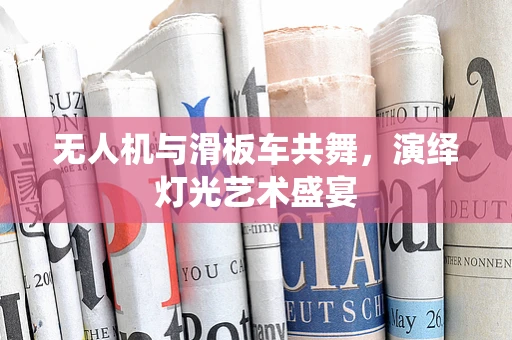 无人机与滑板车共舞，演绎灯光艺术盛宴