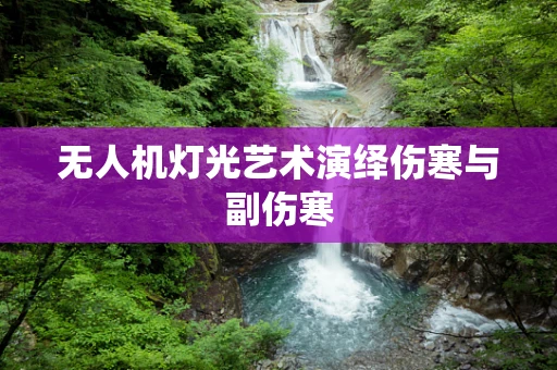 无人机灯光艺术演绎伤寒与副伤寒