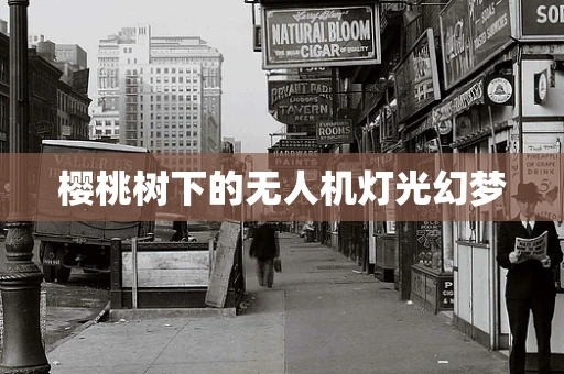 樱桃树下的无人机灯光幻梦