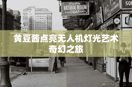 黄豆酱点亮无人机灯光艺术奇幻之旅