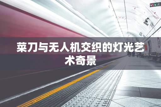菜刀与无人机交织的灯光艺术奇景
