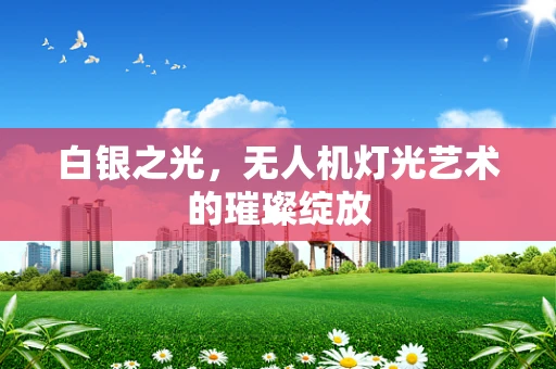 白银之光，无人机灯光艺术的璀璨绽放