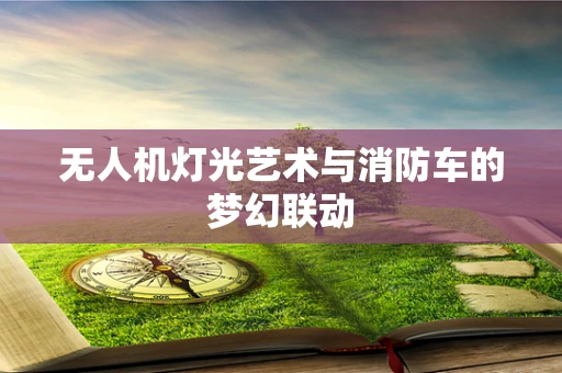 无人机灯光艺术与消防车的梦幻联动
