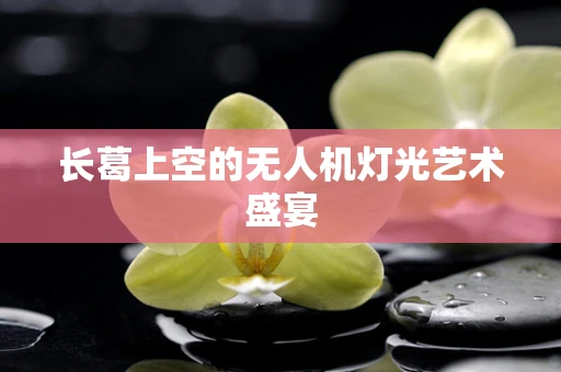 长葛上空的无人机灯光艺术盛宴