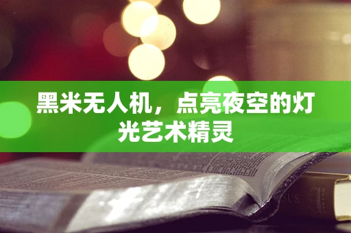 黑米无人机，点亮夜空的灯光艺术精灵