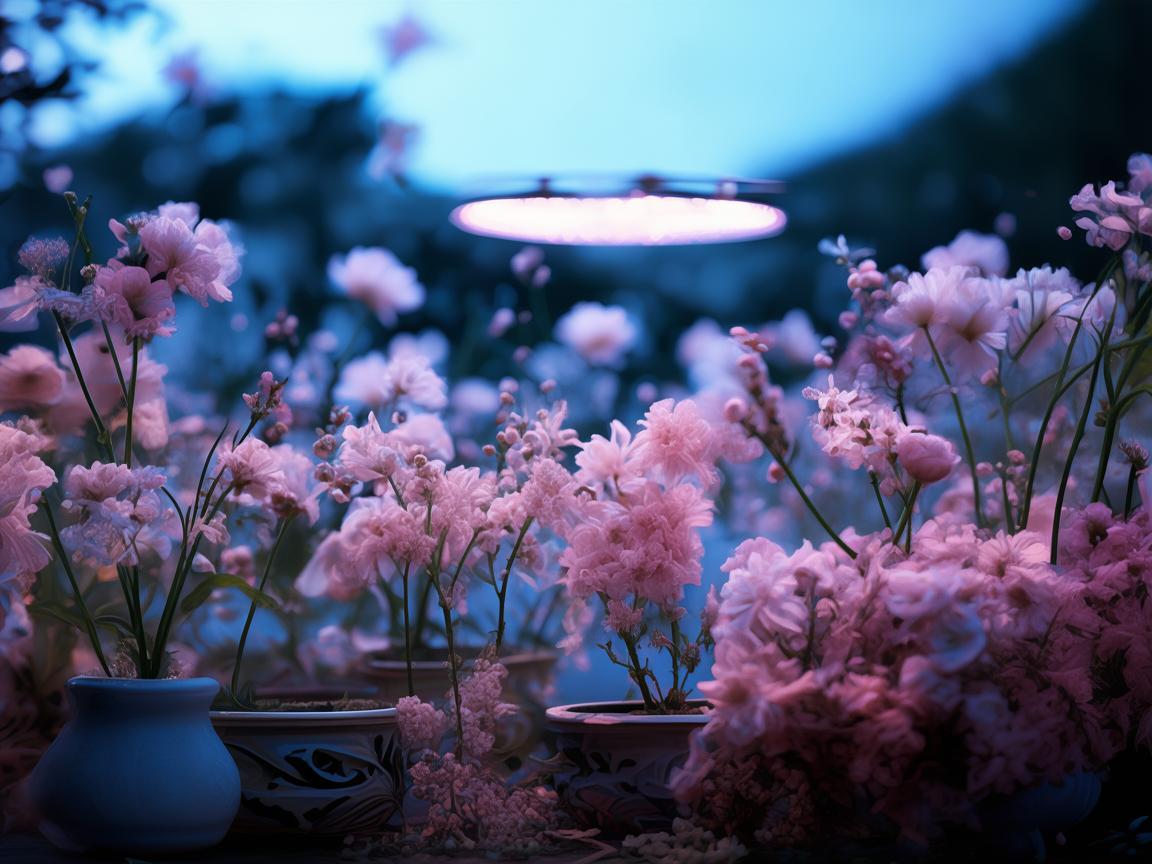 花盆之上，无人机灯光绘奇景