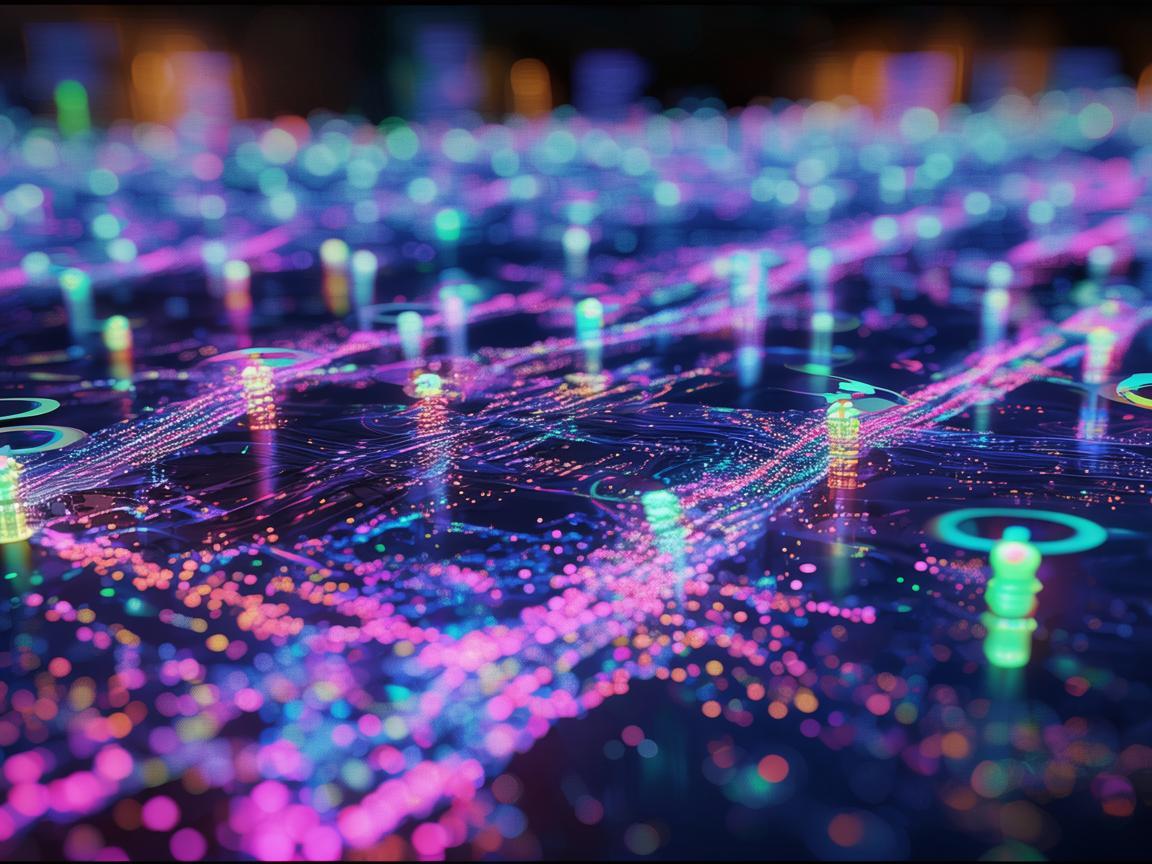 无人机灯光艺术，分子物理学下的奇幻光影