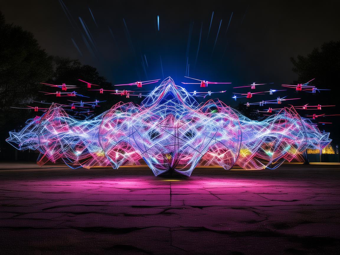 统计学视角下无人机灯光艺术的魅力