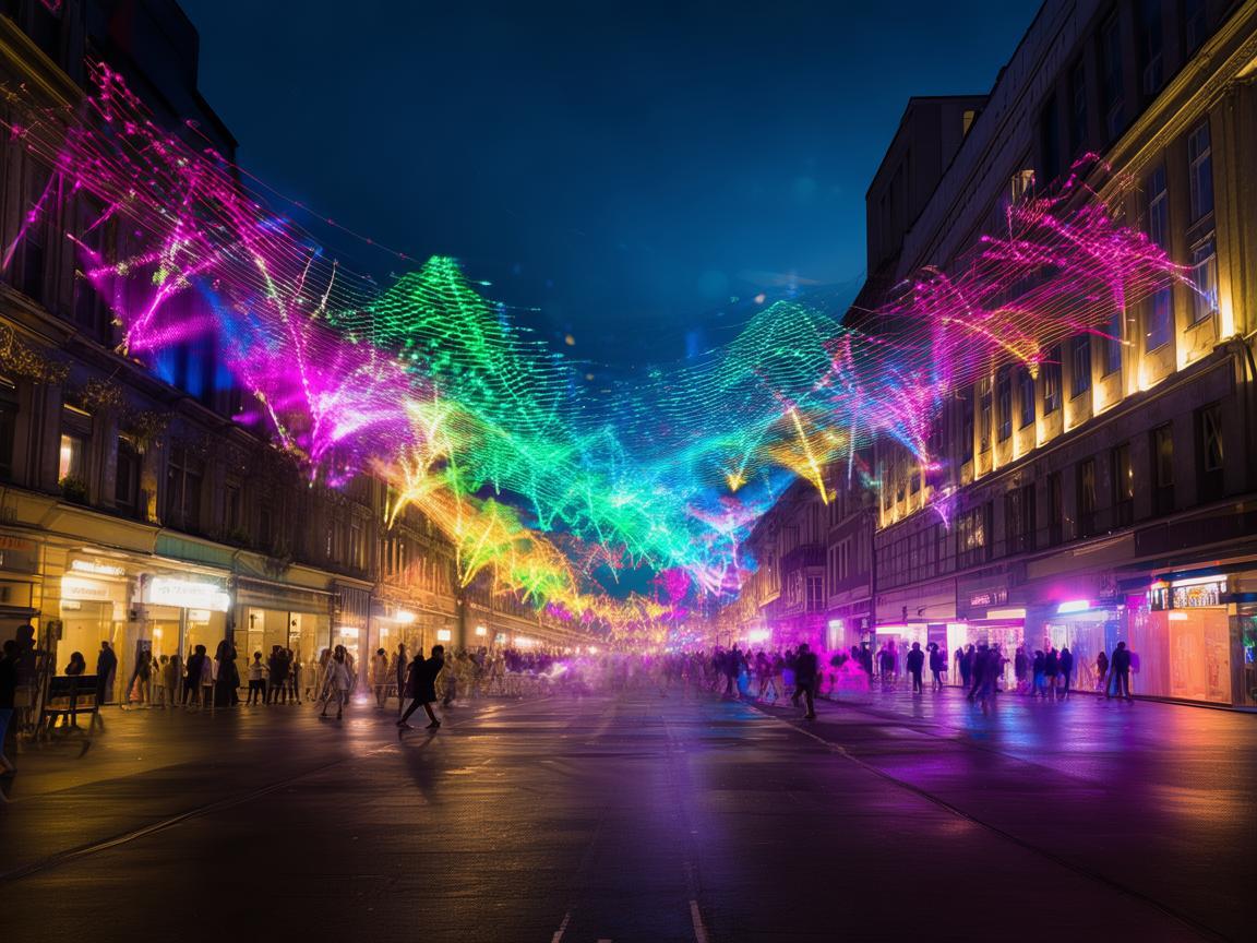 无人机灯光秀，点亮街头舞蹈新魅力