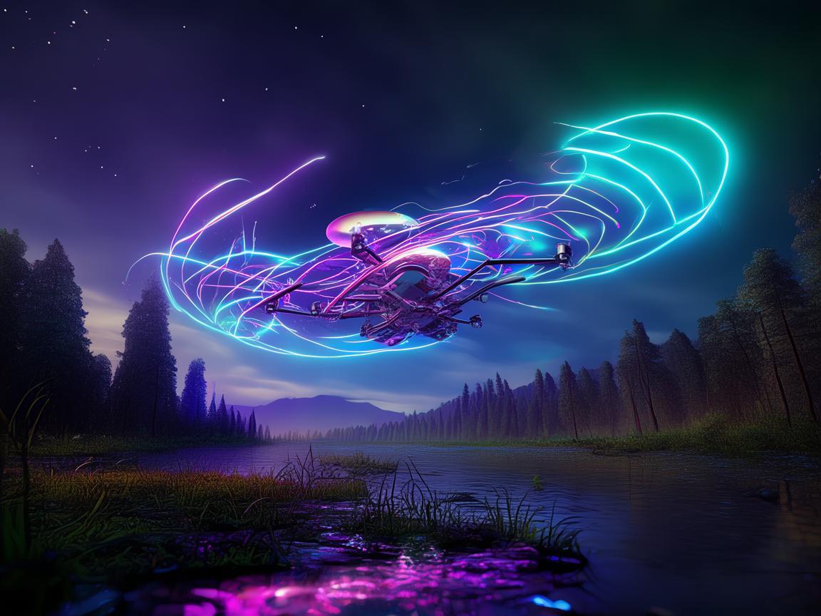 无人机灯光艺术，点亮增强现实奇幻之境