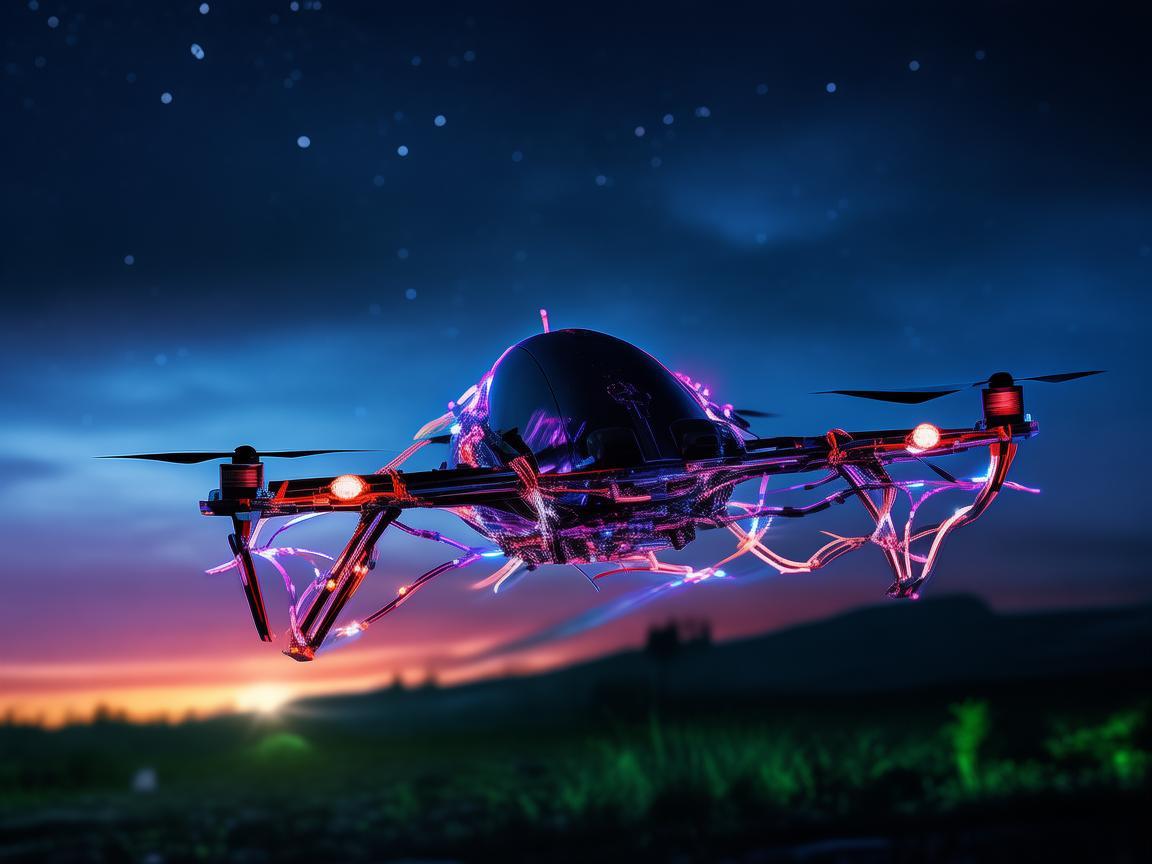 无人机灯光艺术,跳出别样精彩