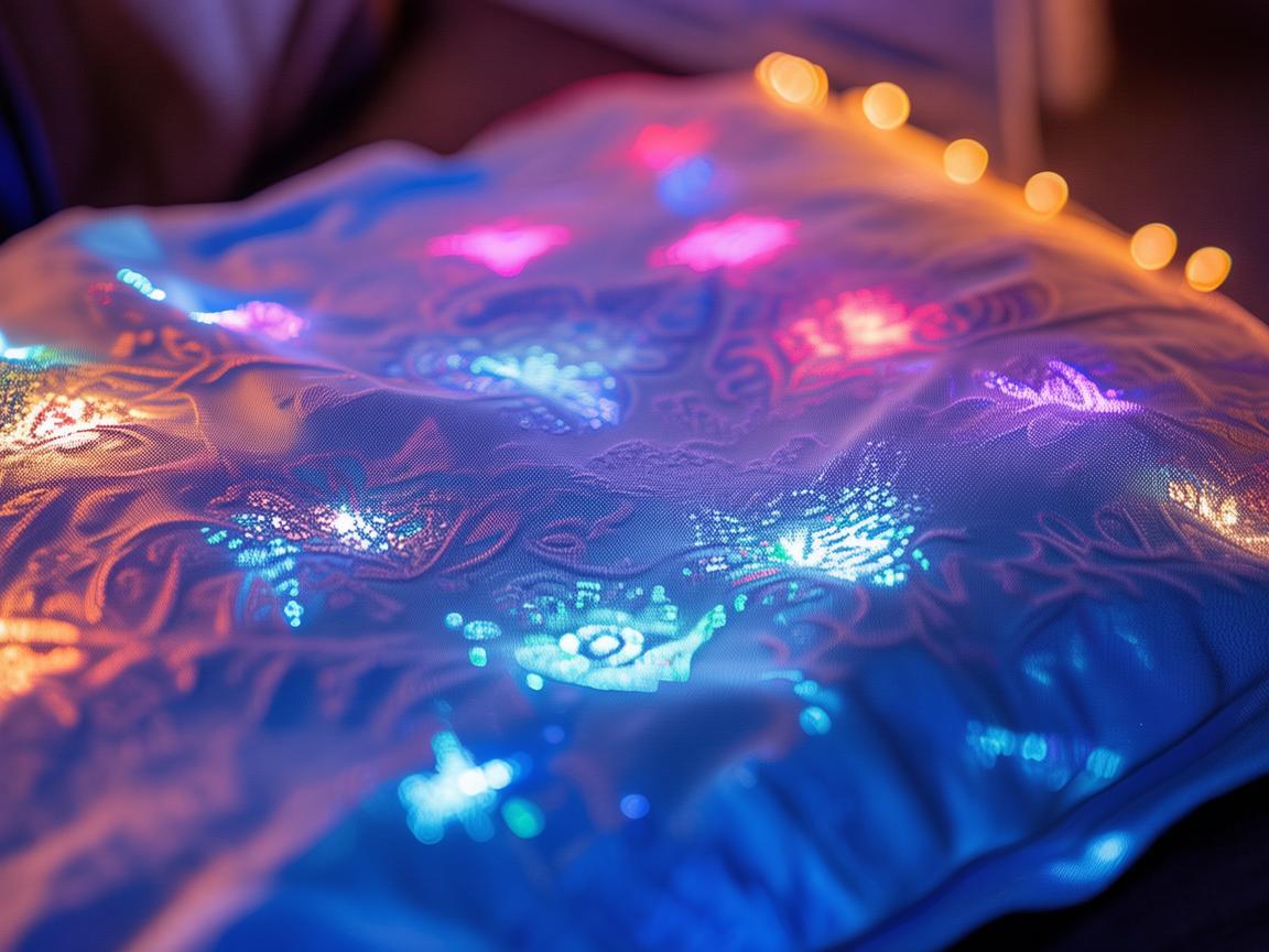 枕套上的无人机灯光梦幻秀