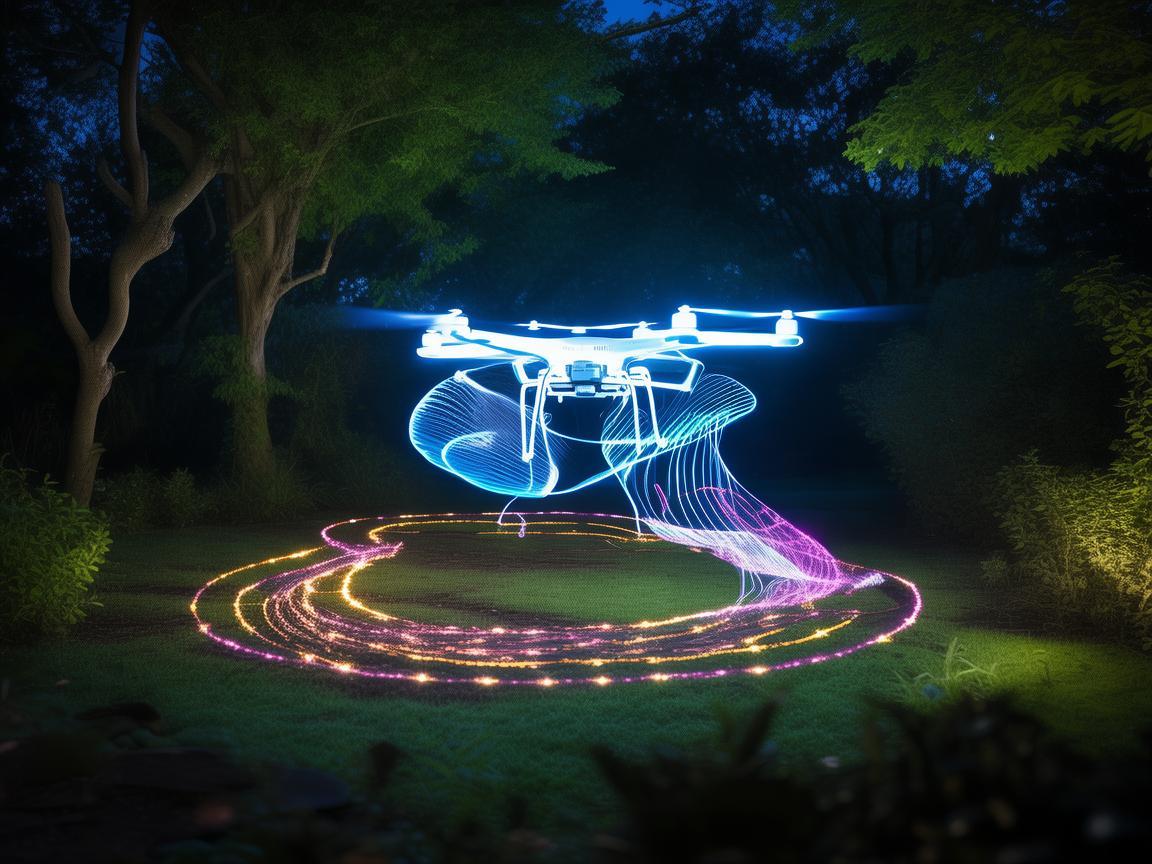 无人机灯光艺术,肠易激综合征患者的别样治愈之光