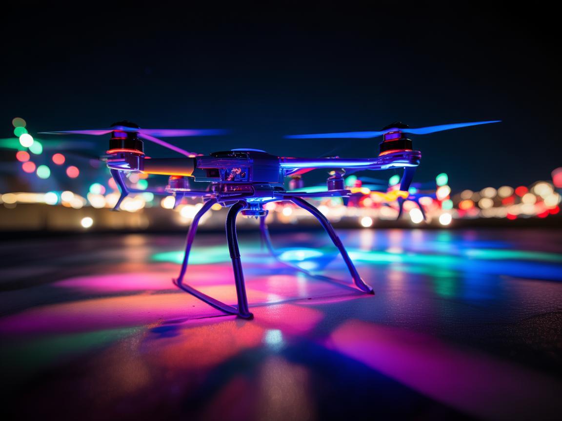 无人机灯光艺术，队医视角下的别样精彩