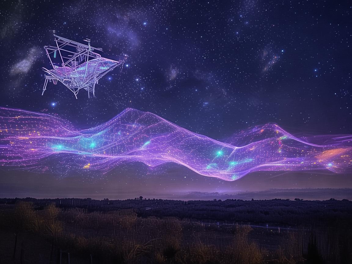 无人机灯光艺术与太空法的交融