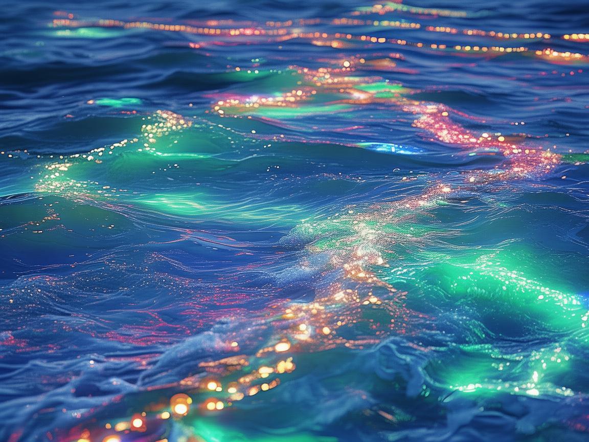 无人机灯光绘就海洋保护新画卷