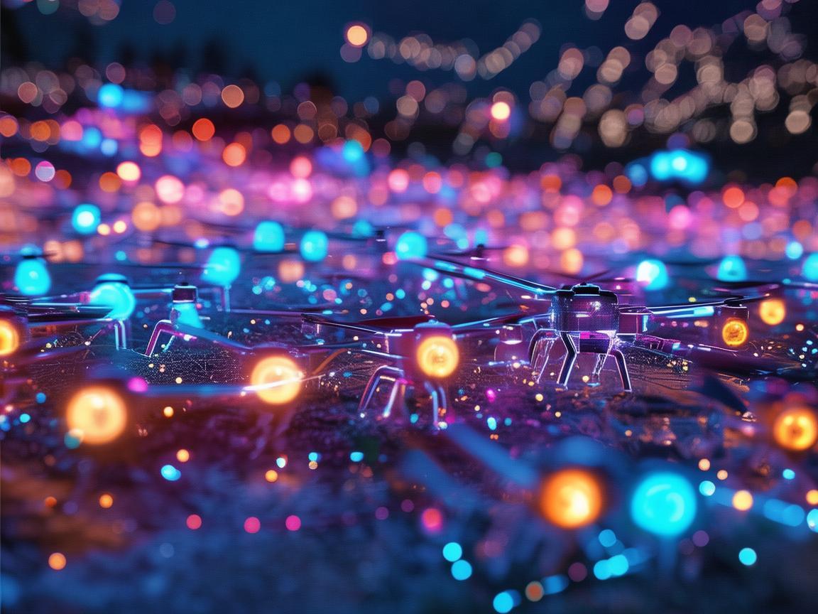 电子工程赋能下的无人机灯光艺术