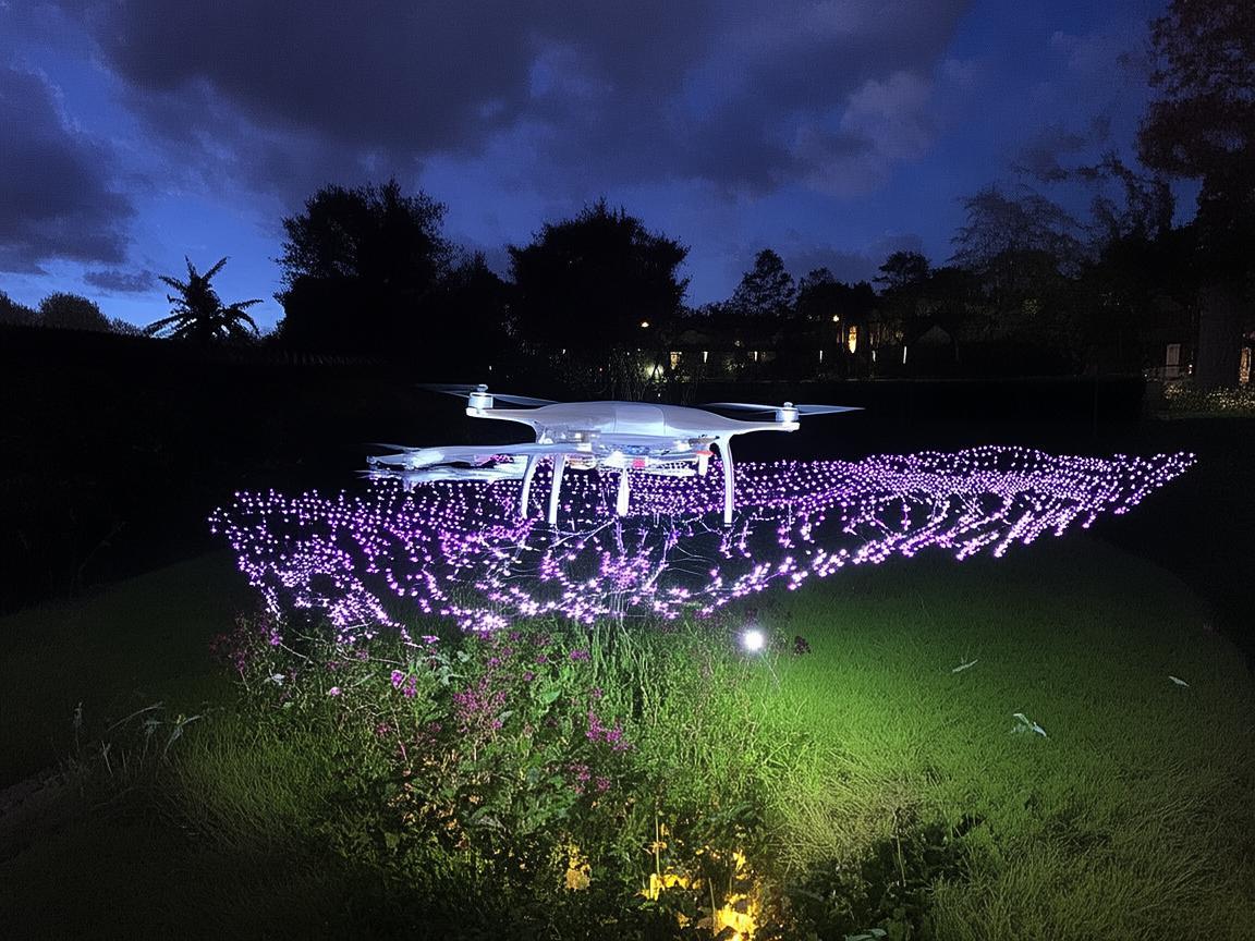 无人机灯光艺术，教务主任的别样视角