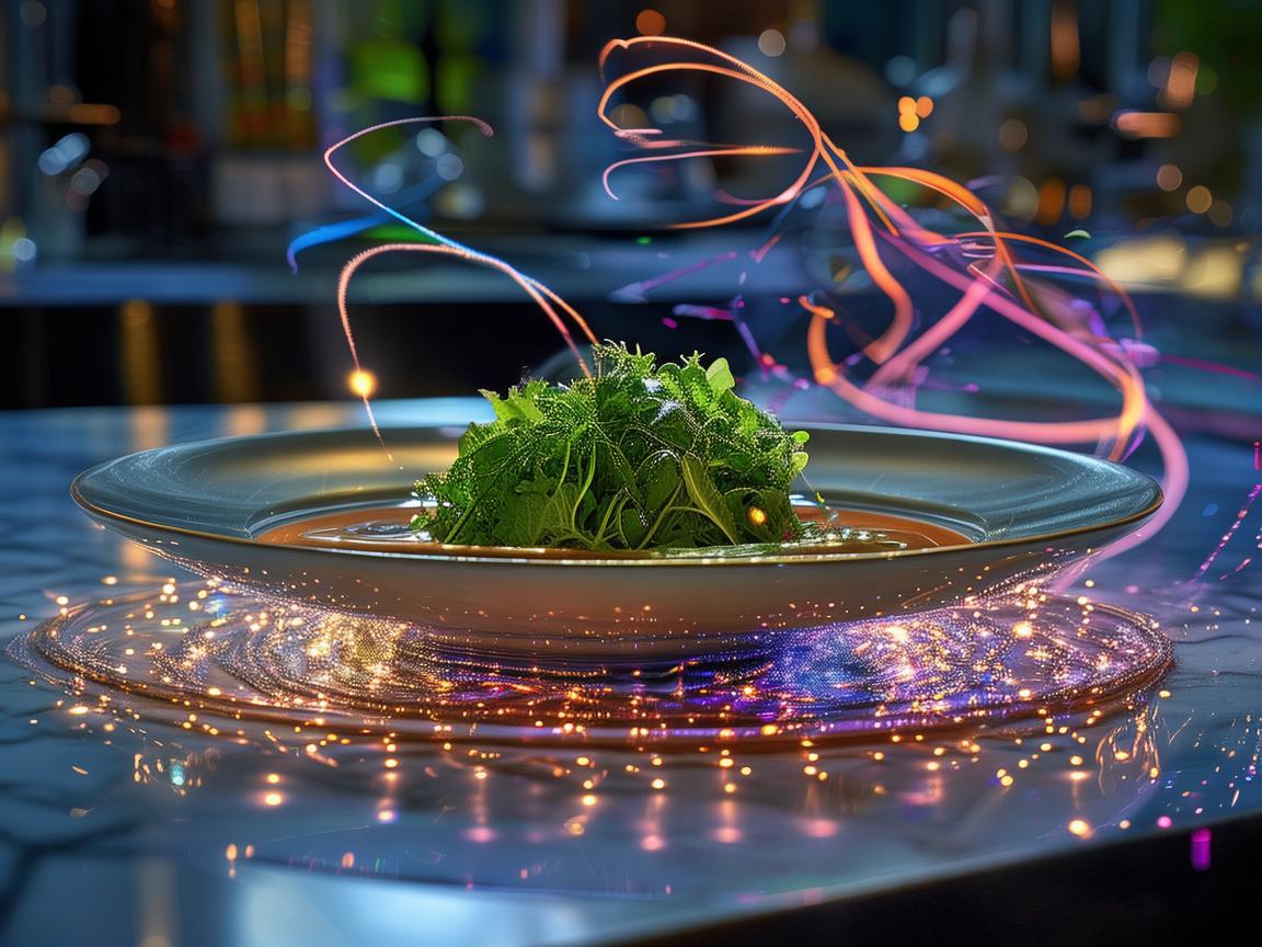 无人机灯光绘就沙拉酱梦幻光影秀