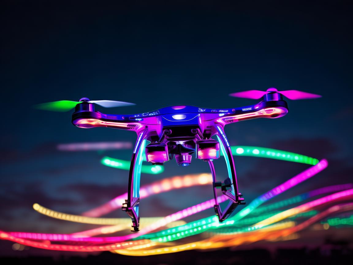 无人机灯光艺术,演绎别样光影华章