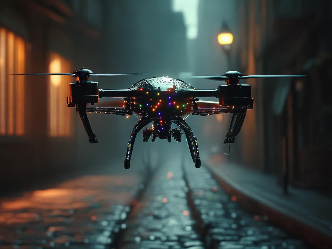 无人机灯光侦探,探寻暗夜神秘之光