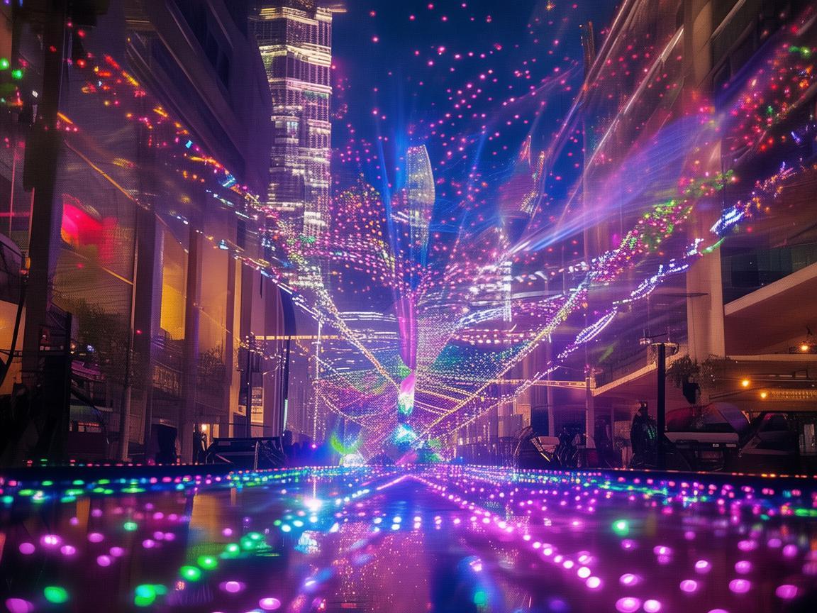 无人机灯光艺术，经纪人的璀璨舞台