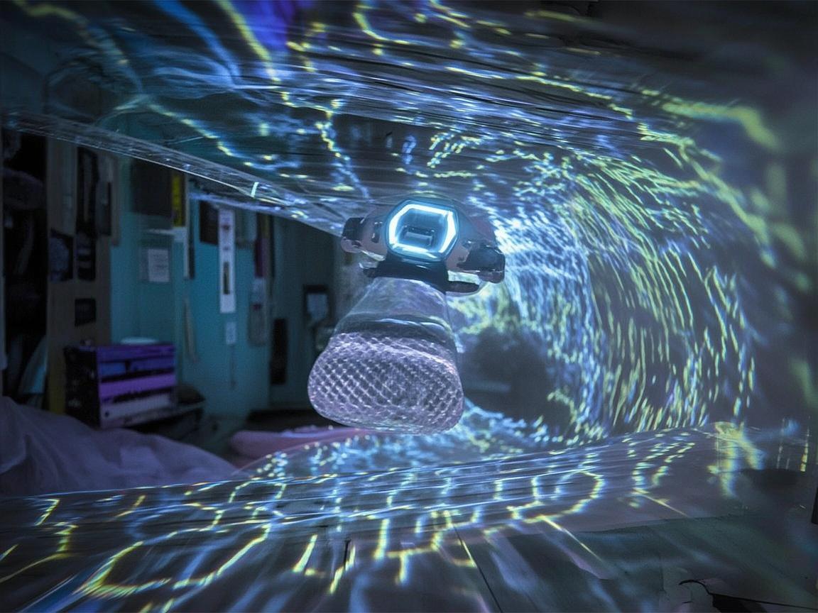 无人机灯光艺术，杂物收纳袋中的创意之光