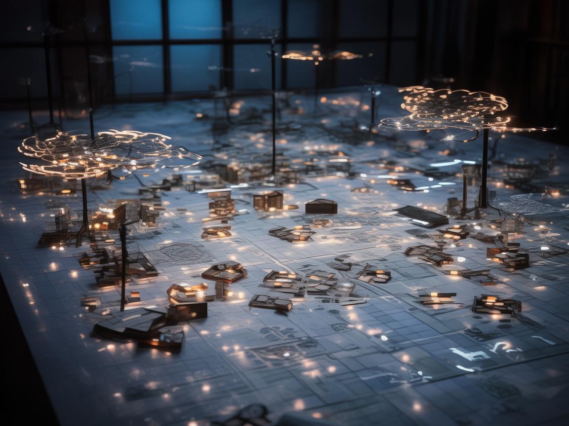 无人机灯光艺术与桌游的奇妙融合