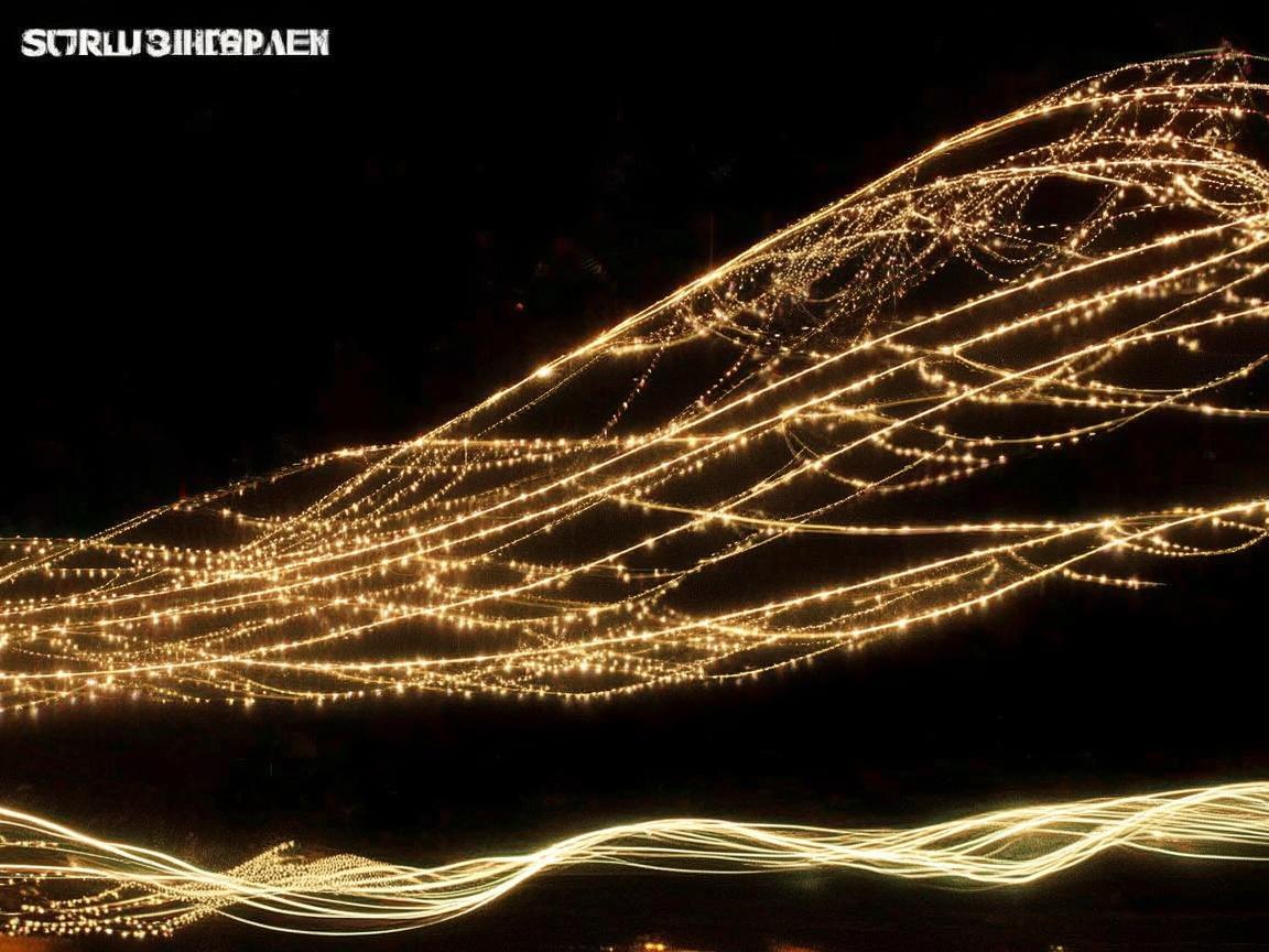 无人机演绎复古火车灯光秀