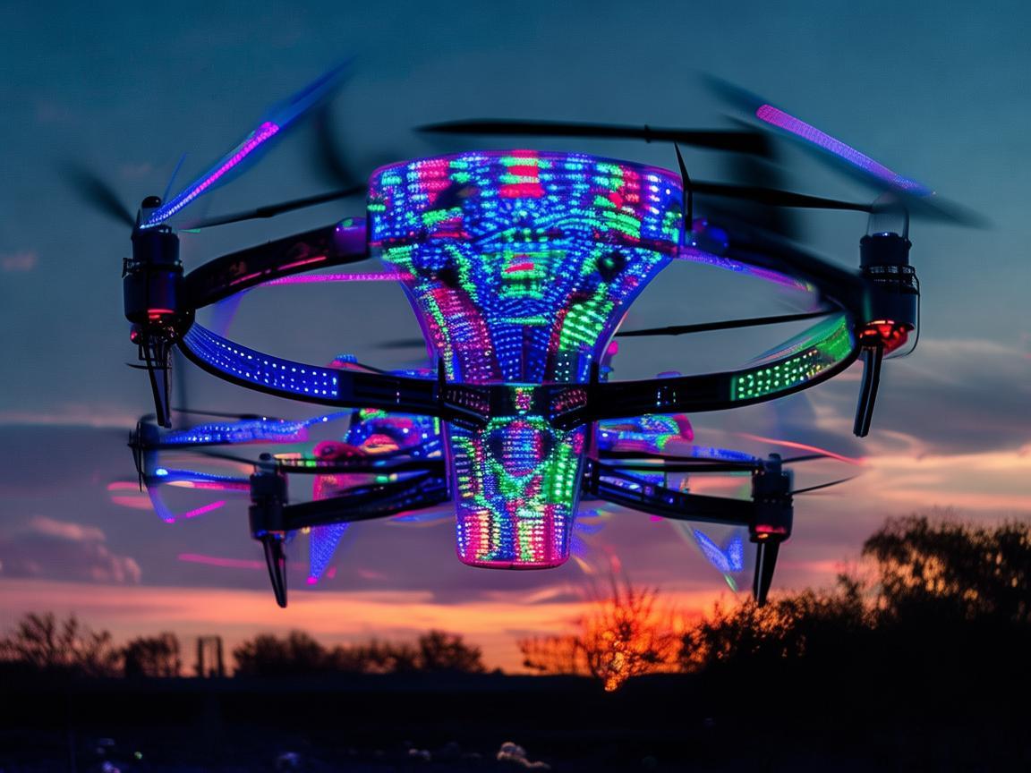 无人机灯光艺术，点亮航空航天工程新画卷