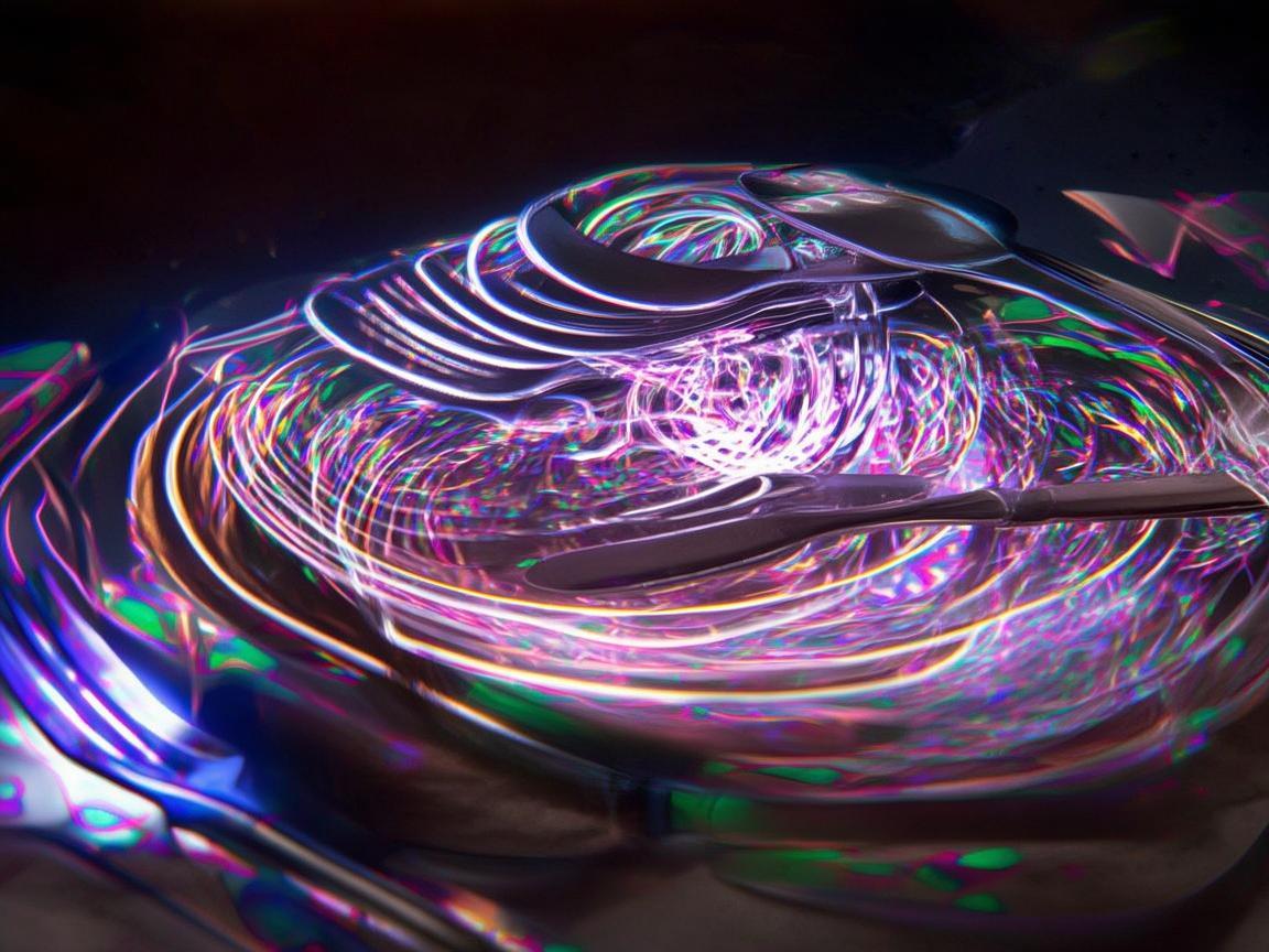 无人机灯光绘就餐具奇幻光影秀