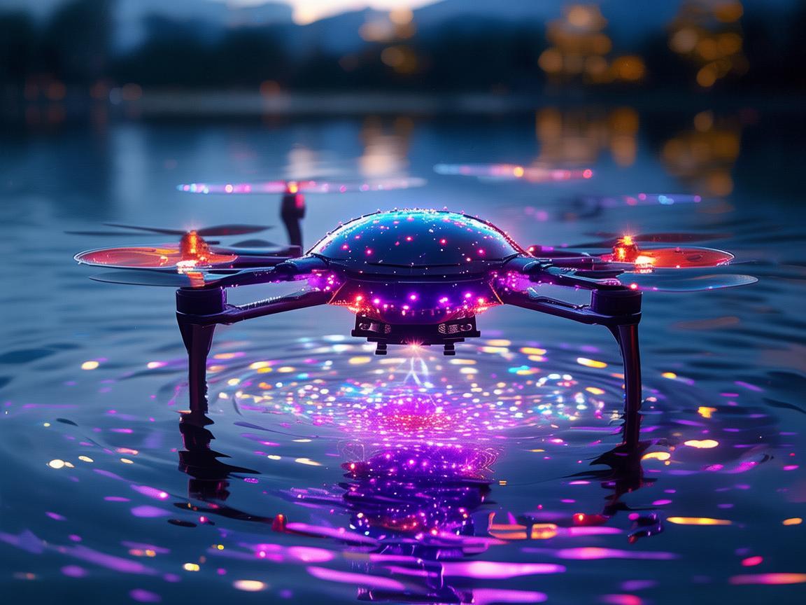 无人机灯光艺术，控制论下的奇幻光影