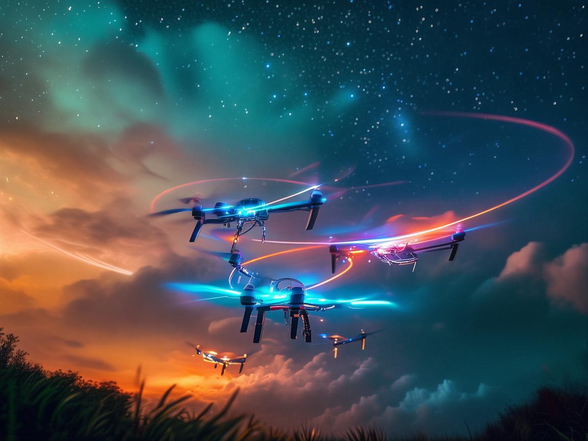 气象学视角下的无人机灯光艺术