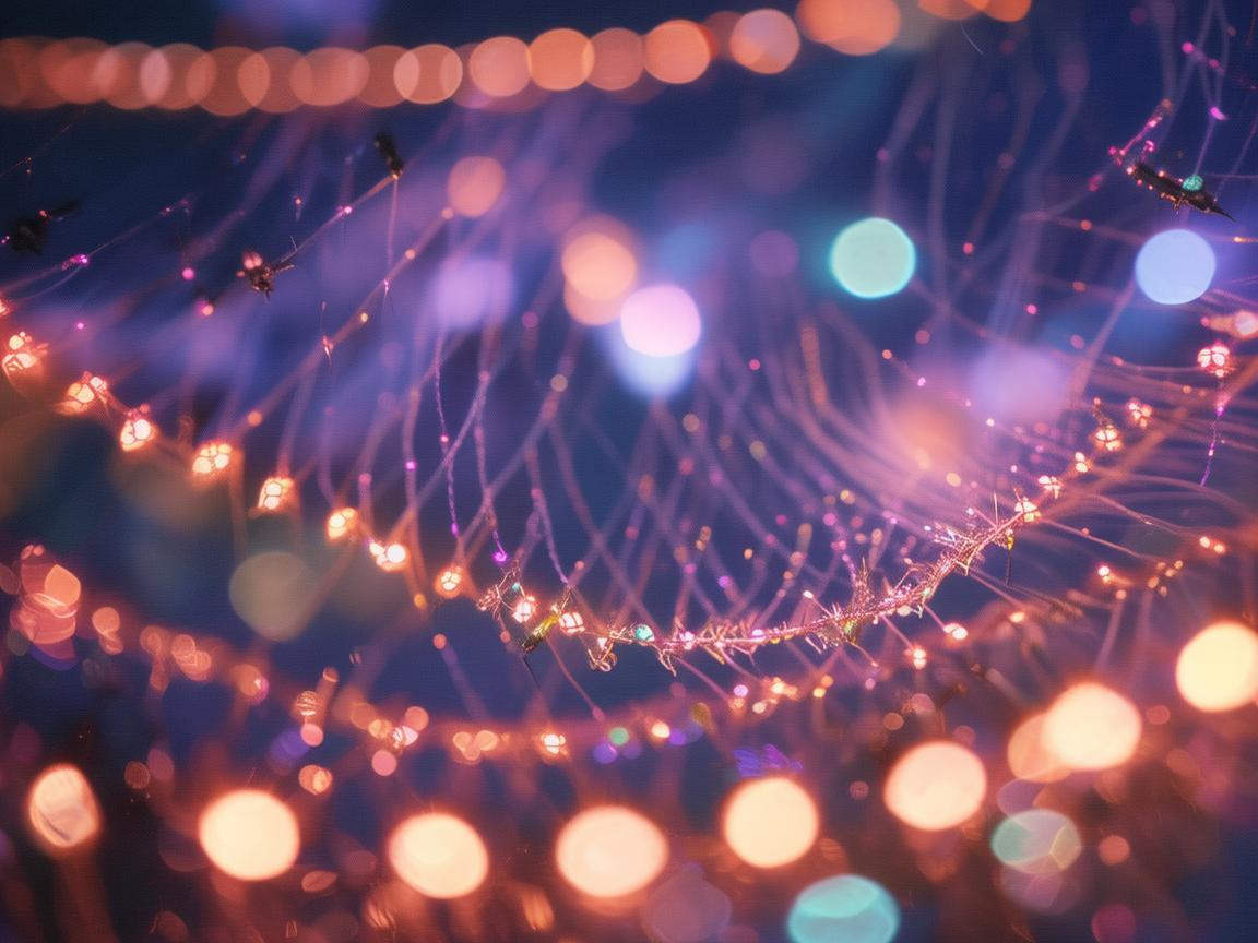 无人机灯光绘就婴儿装奇幻画卷