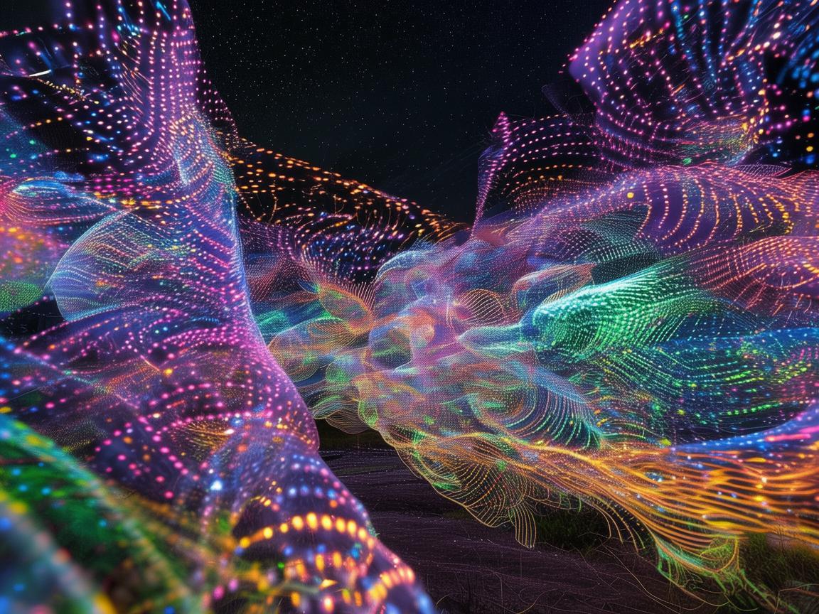 无人机灯光艺术，胆囊炎患者的别样视觉盛宴